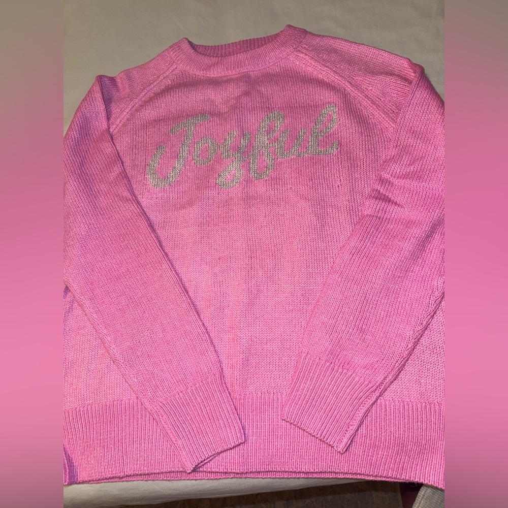 Cato Pink Joyful Women's Sweater NWT